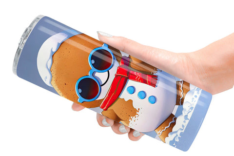 Tumbler Gingerbread Christmas Sublimation artnoy 