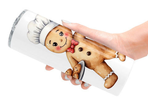 Tumbler Gingerbread Joy Sublimation artnoy 