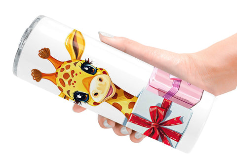 Tumbler Giraffe Gift Sublimation artnoy 