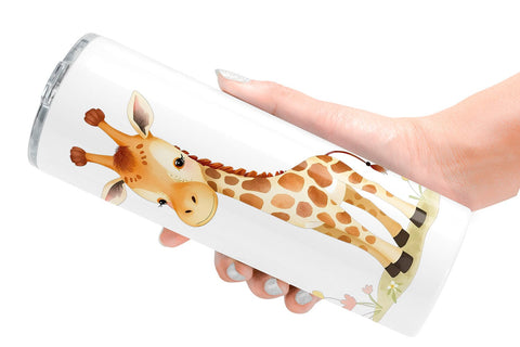 Tumbler Giraffe Wildlife Sublimation artnoy 