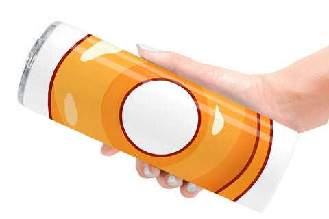 Tumbler Glazed Donut Sublimation artnoy 