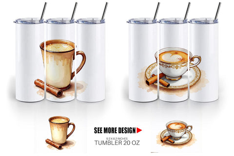 Tumbler Global Winter Warmers Watercolor Sublimation artnoy 