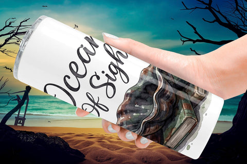 Tumbler Gloomy Siren Goth Summer Quote Sublimation artnoy 