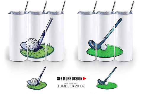 Tumbler Golf Club Sublimation artnoy 
