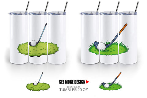 Tumbler Golf Club Sublimation artnoy 