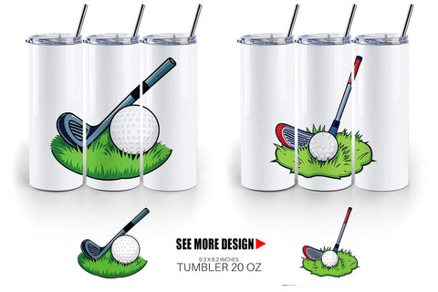 Tumbler Golf Club Sublimation artnoy 