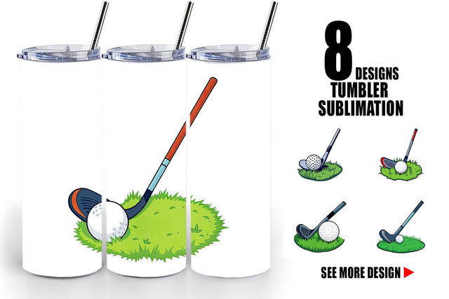 Tumbler Golf Club Sublimation artnoy 