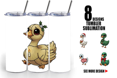 Tumbler Goose Voodoo Doll Sublimation artnoy 