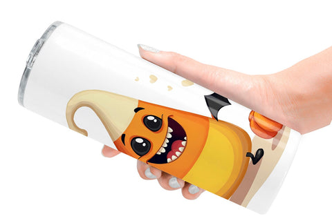 Tumbler Gothic Halloween Candies and Treats Sublimation artnoy 