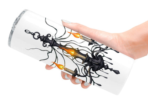 Tumbler Gothic Halloween Elegance Sublimation artnoy 