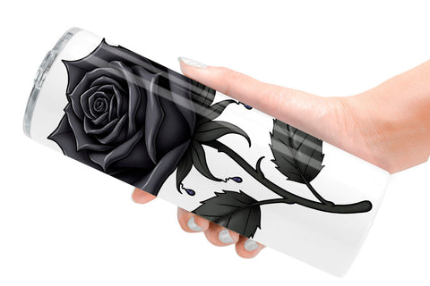 Tumbler Gothic Halloween Plants and Herbs Sublimation artnoy 