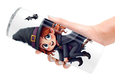 Tumbler Gothic Halloween Witches Sublimation artnoy 