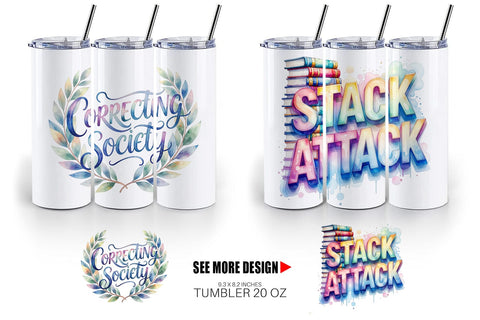 Tumbler Grading Humor Quotes Sublimation artnoy 