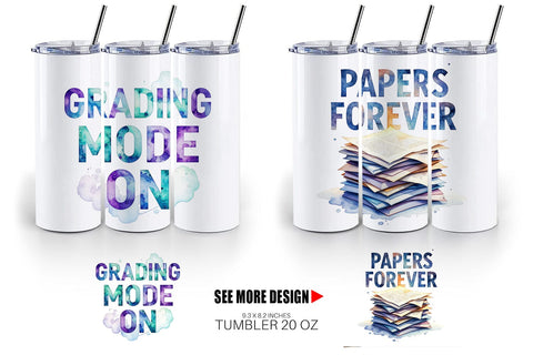 Tumbler Grading Humor Quotes Sublimation artnoy 