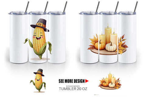 Tumbler Grateful Gathering Sublimation artnoy 