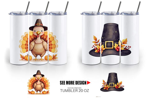 Tumbler Grateful Gathering Sublimation artnoy 
