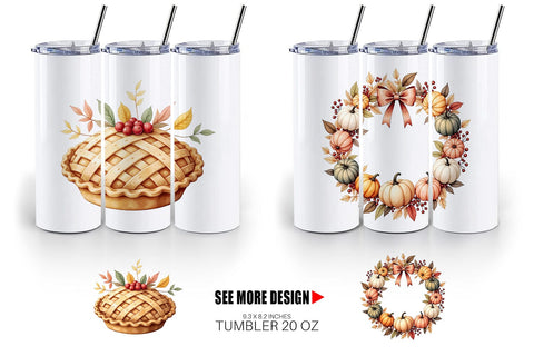 Tumbler Grateful Gathering Sublimation artnoy 