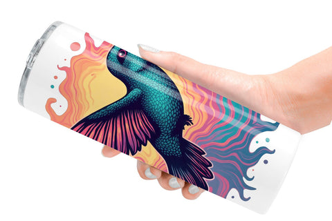 Tumbler Groovy Animal Swirls Sublimation artnoy 