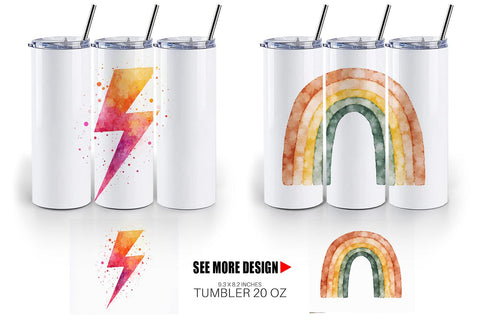 Tumbler Groovy Boho Mama Sublimation artnoy 