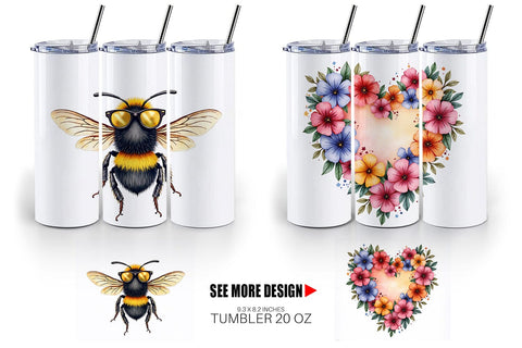 Tumbler Groovy Garden Mama Sublimation artnoy 