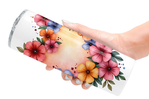 Tumbler Groovy Garden Mama Sublimation artnoy 