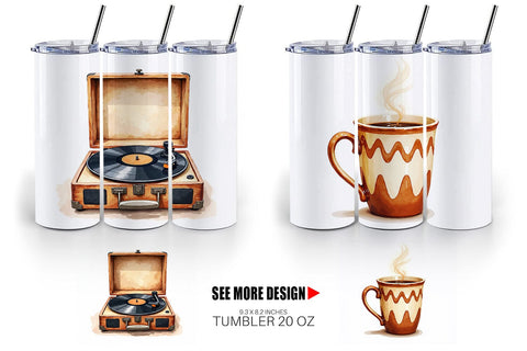 Tumbler Groovy Retro Mom Sublimation artnoy 