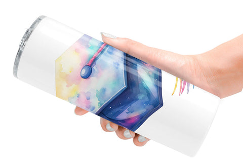 Tumbler Groovy School Icons Sublimation artnoy 
