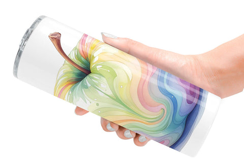 Tumbler Groovy Teacher Apple Sublimation artnoy 
