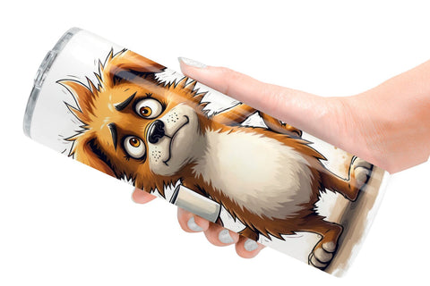 Tumbler Grumpy Animal Mornings Sublimation artnoy 