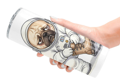 Tumbler Grumpy Astronaut Pets Sublimation artnoy 