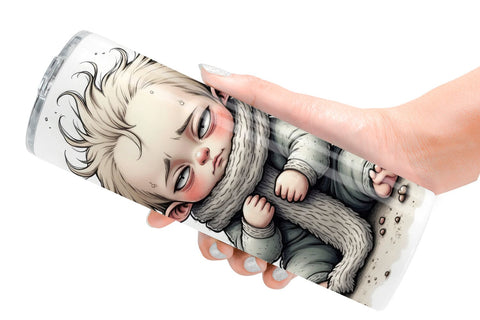 Tumbler Grumpy Baby Sublimation artnoy 