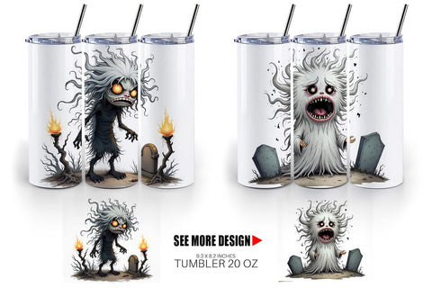 Tumbler Grumpy Banshee Sublimation artnoy 