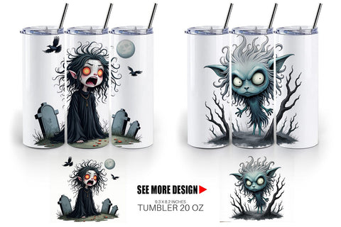 Tumbler Grumpy Banshee Sublimation artnoy 