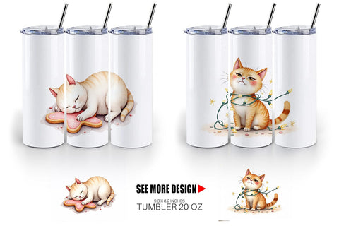 Tumbler Grumpy Cats Sublimation artnoy 