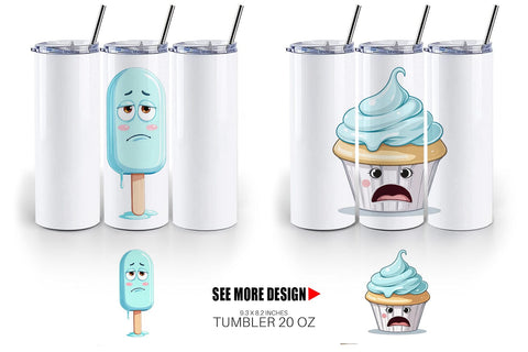 Tumbler Grumpy Desserts Sublimation artnoy 