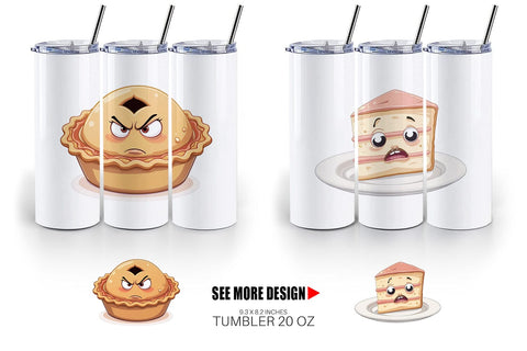 Tumbler Grumpy Desserts Sublimation artnoy 
