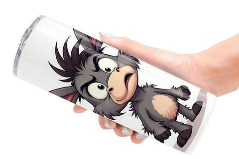 Tumbler Grumpy Farm Animals Sublimation artnoy 