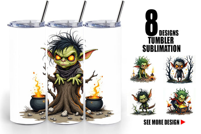 Tumbler Grumpy Goblin Sublimation artnoy 
