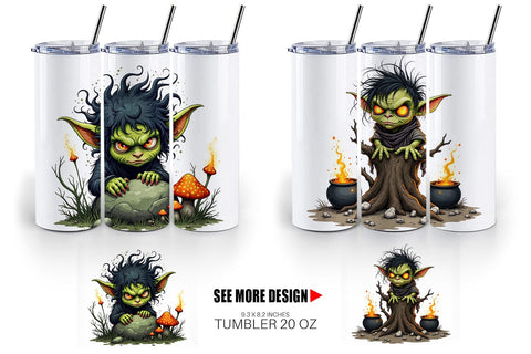 Tumbler Grumpy Goblin Sublimation artnoy 