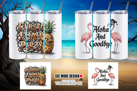 Tumbler Grumpy Gothic Summerween Quote Sublimation artnoy 