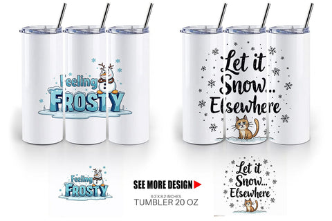 Tumbler Grumpy Greetings A Bah Humbug Quote Sublimation artnoy 