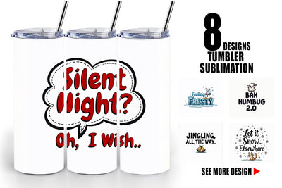Tumbler Grumpy Greetings A Bah Humbug Quote Sublimation artnoy 