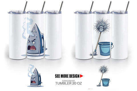 Tumbler Grumpy Household Sublimation artnoy 