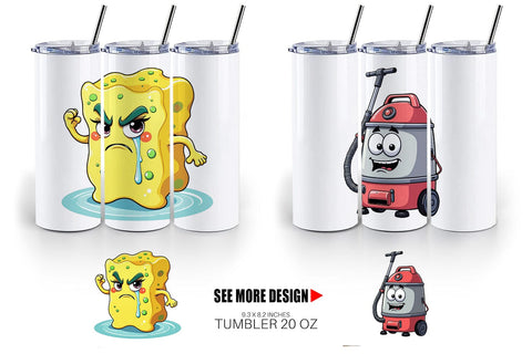 Tumbler Grumpy Household Sublimation artnoy 