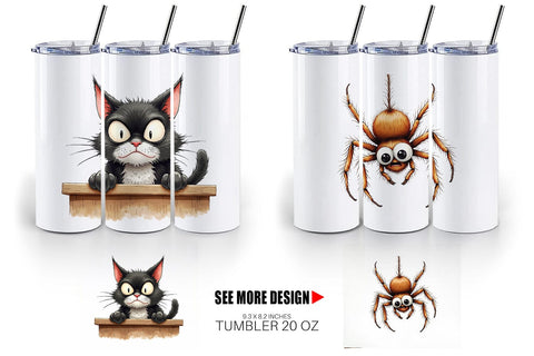 Tumbler Grumpy Kitchen Critters Sublimation artnoy 