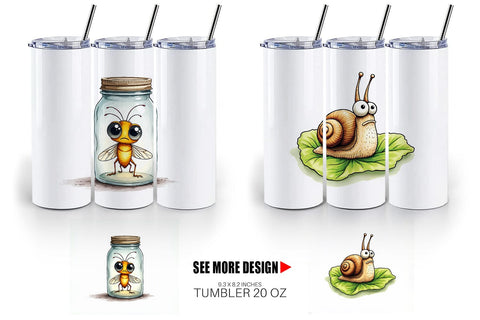 Tumbler Grumpy Kitchen Critters Sublimation artnoy 