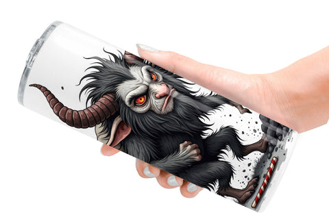 Tumbler Grumpy Krampus Sublimation artnoy 
