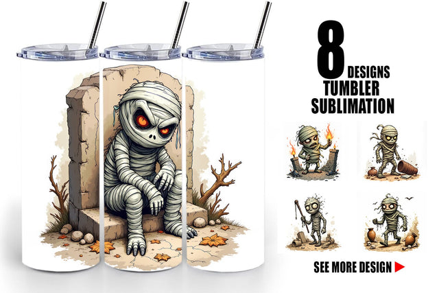 Tumbler Grumpy Mummy Sublimation artnoy 