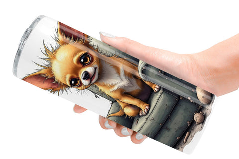 Tumbler Grumpy Pooch Sublimation artnoy 