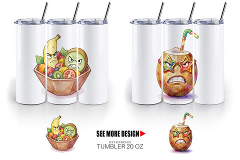 Tumbler Grumpy Summerween Luau Treats Sublimation artnoy 